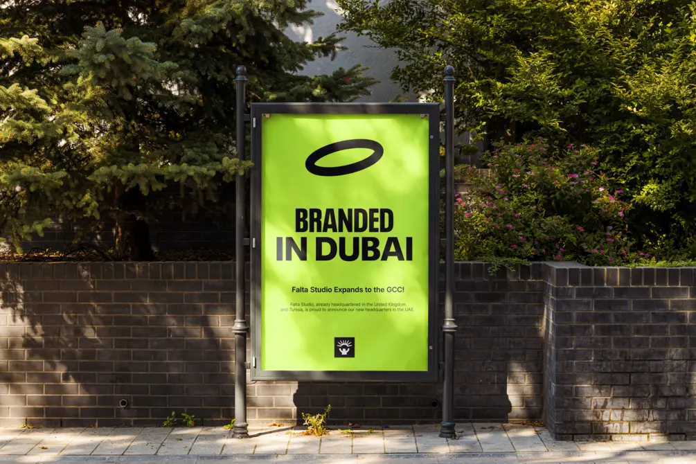 Standing Poster Black Framed Mockup 05
